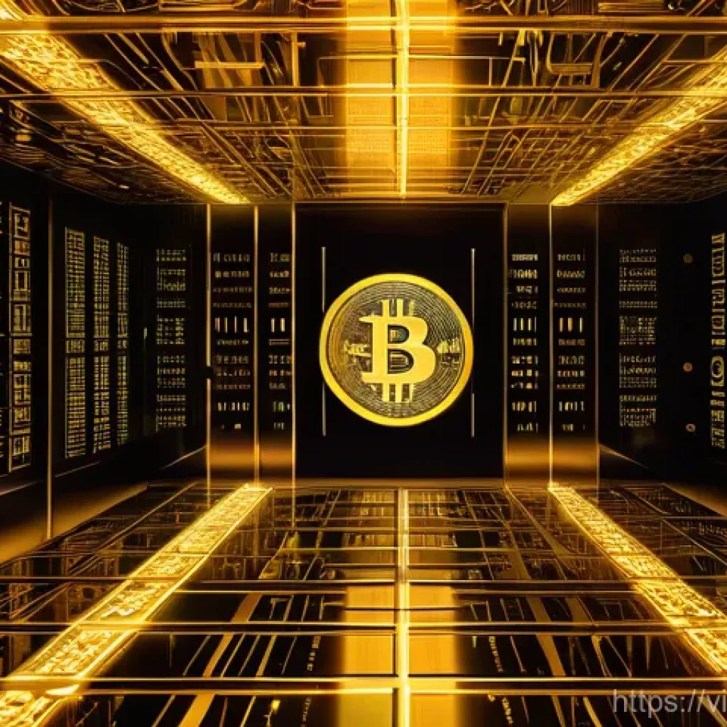 암호화폐의 기초 경제학 원리 - **Prompt:** A visually striking digital art piece depicting "digital gold." Imagine a sleek, futuris...