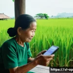Home 22 암호화폐의 사회적 책임과 경제적 영향 - Financial Inclusion in Rural Vietnam through Digital Currency**
A heartwarming, realistic scene set ...