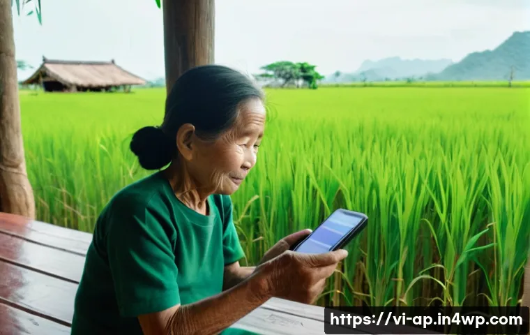 암호화폐의 사회적 책임과 경제적 영향 - Financial Inclusion in Rural Vietnam through Digital Currency**
A heartwarming, realistic scene set ...