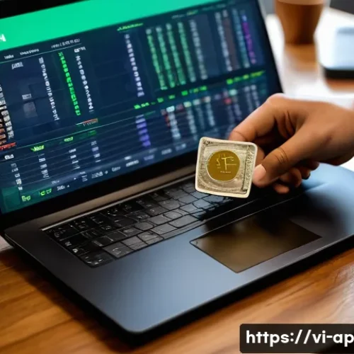 Home 33 디지털 자산의 안전한 저장 방법 - A detailed digital illustration of a Vietnamese young professional securely setting up a cold wallet...